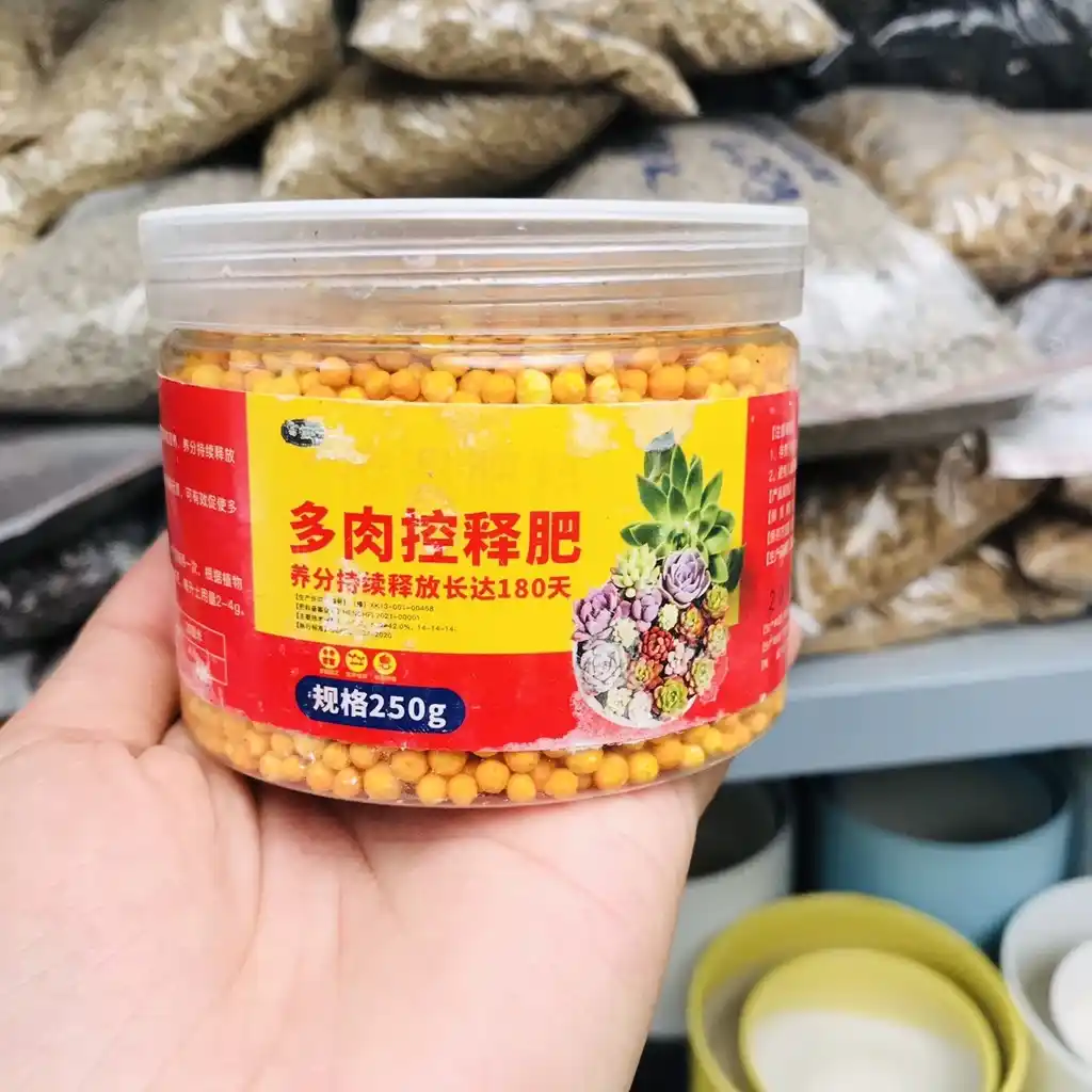 Phân bón tan chậm cao cấp cho xương rồng sen đá chuyên dụng tại Senda Garden